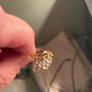 Elegant Gold and Silver Women's Ring